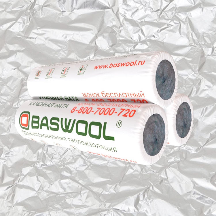 Мат прошивной BASWOOL  МП-100 ГОСТ 21880-2011 2000х1200х120 мм